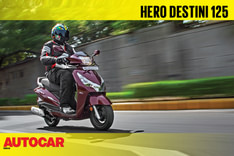 2018 Hero Destini 125 first ride video review